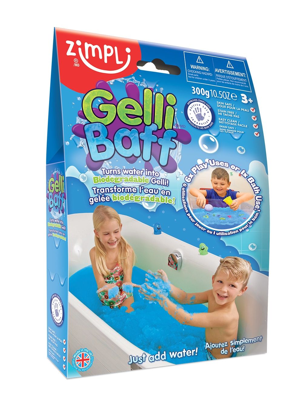 Gelli Baff - Gelée pour bain couleurs mix