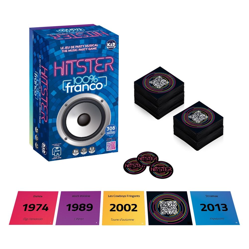 Hitster - 100% Franco / Jeu de party musical