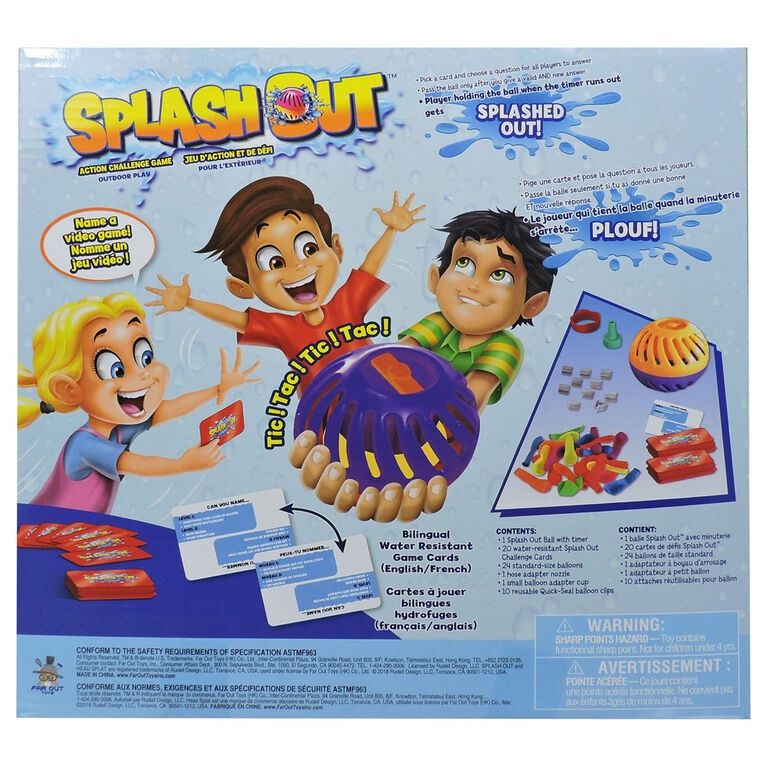 Jeux Splash Out