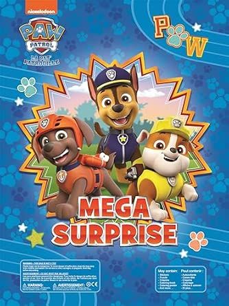Pat'patrouille ( Bleu ) - Sac mega surprise 3 chiots