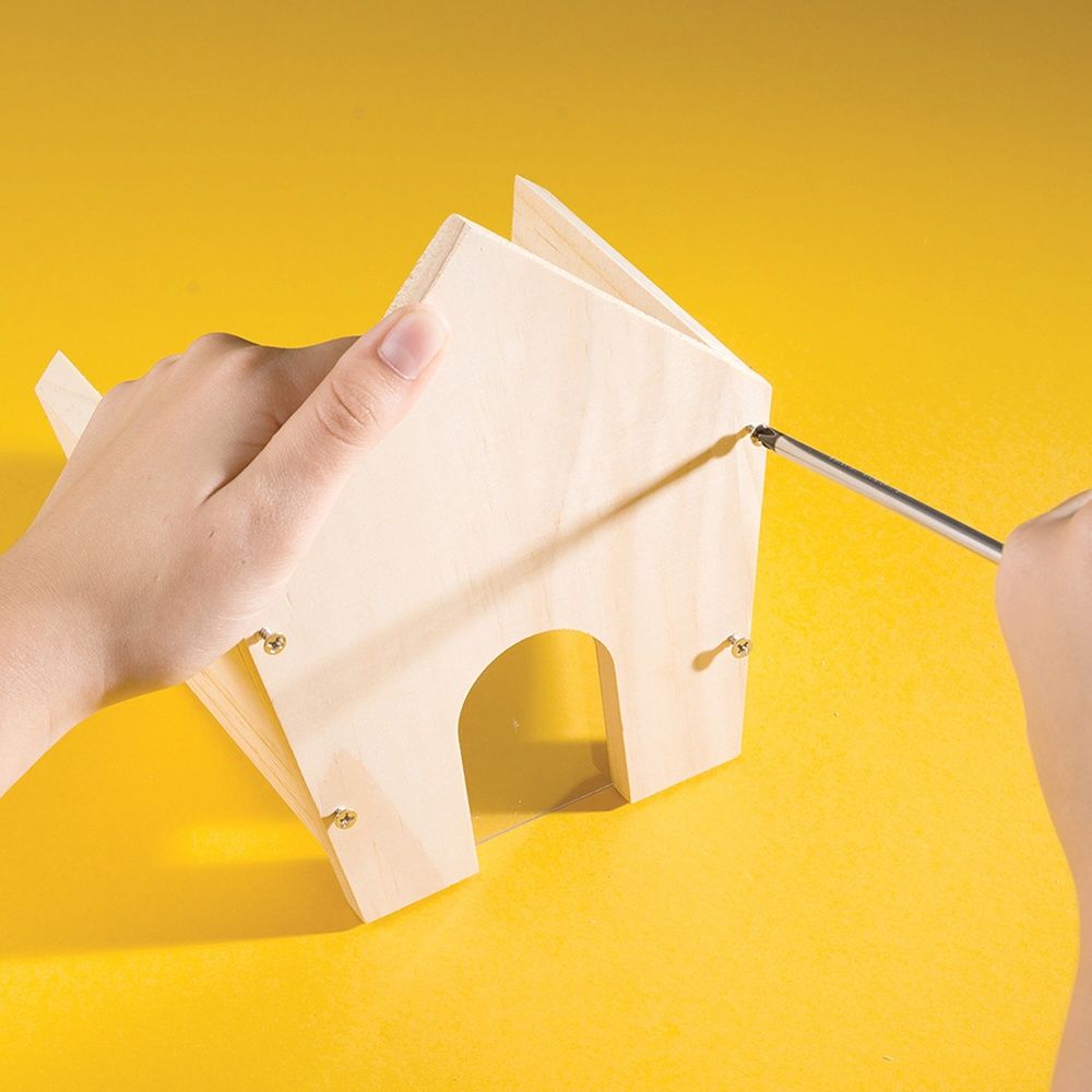 Mangeoire à oiseaux à construire