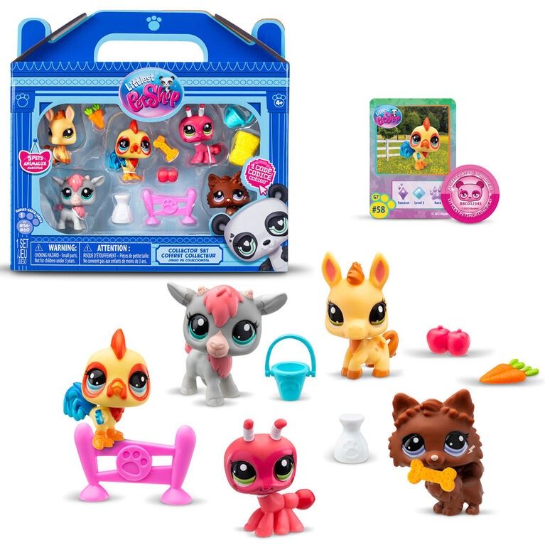 Littlest Pet Shop / Ens. de 5 animaux Ferme