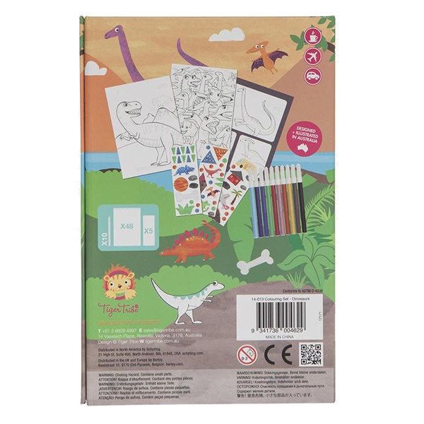Ens. coloriage / Dinosaure