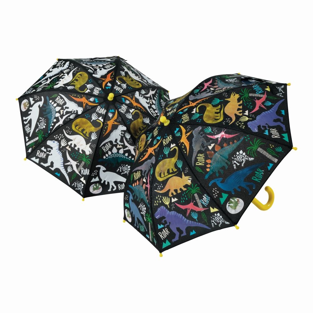 Parapluie changeant de couleur / Dinosaure