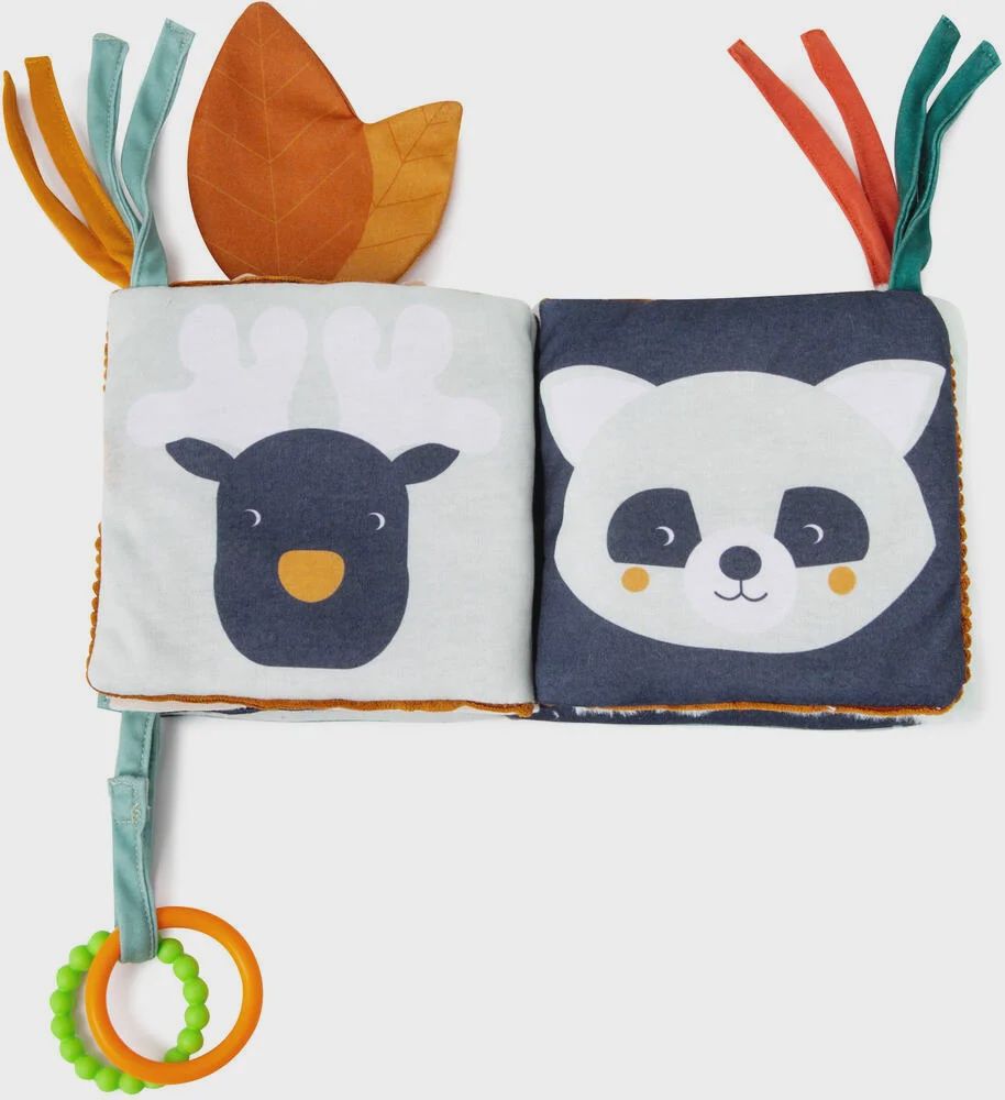 Livre d'éveil en tissu 2-en-1 / Forêt