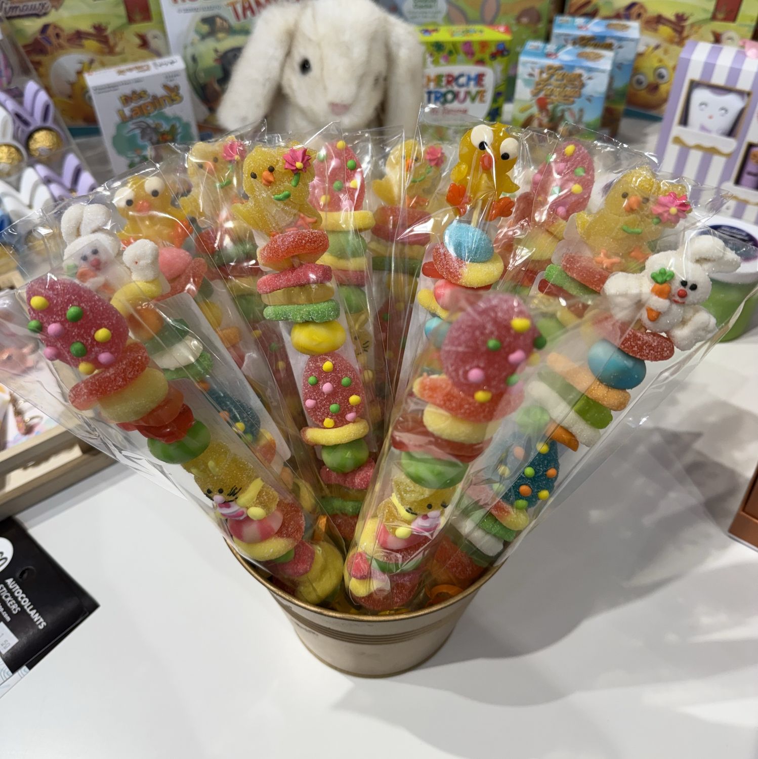 Brochette bonbons / Pâques