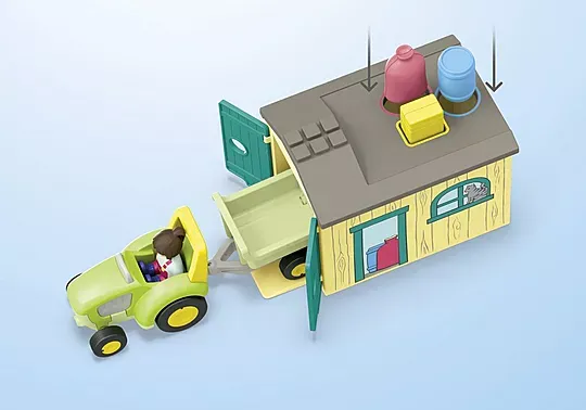 71656 / Ferme avec tracteur et animaux