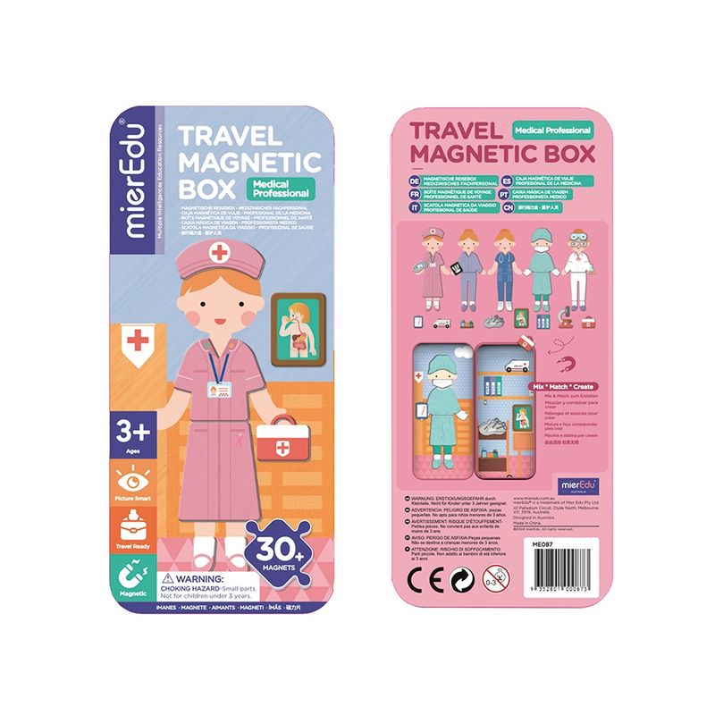 Boîte magnétique de voyage / Professionnel de la santé