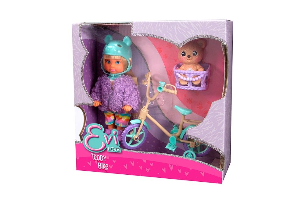 Evi Love - Teddy Petit ourson à vélo
