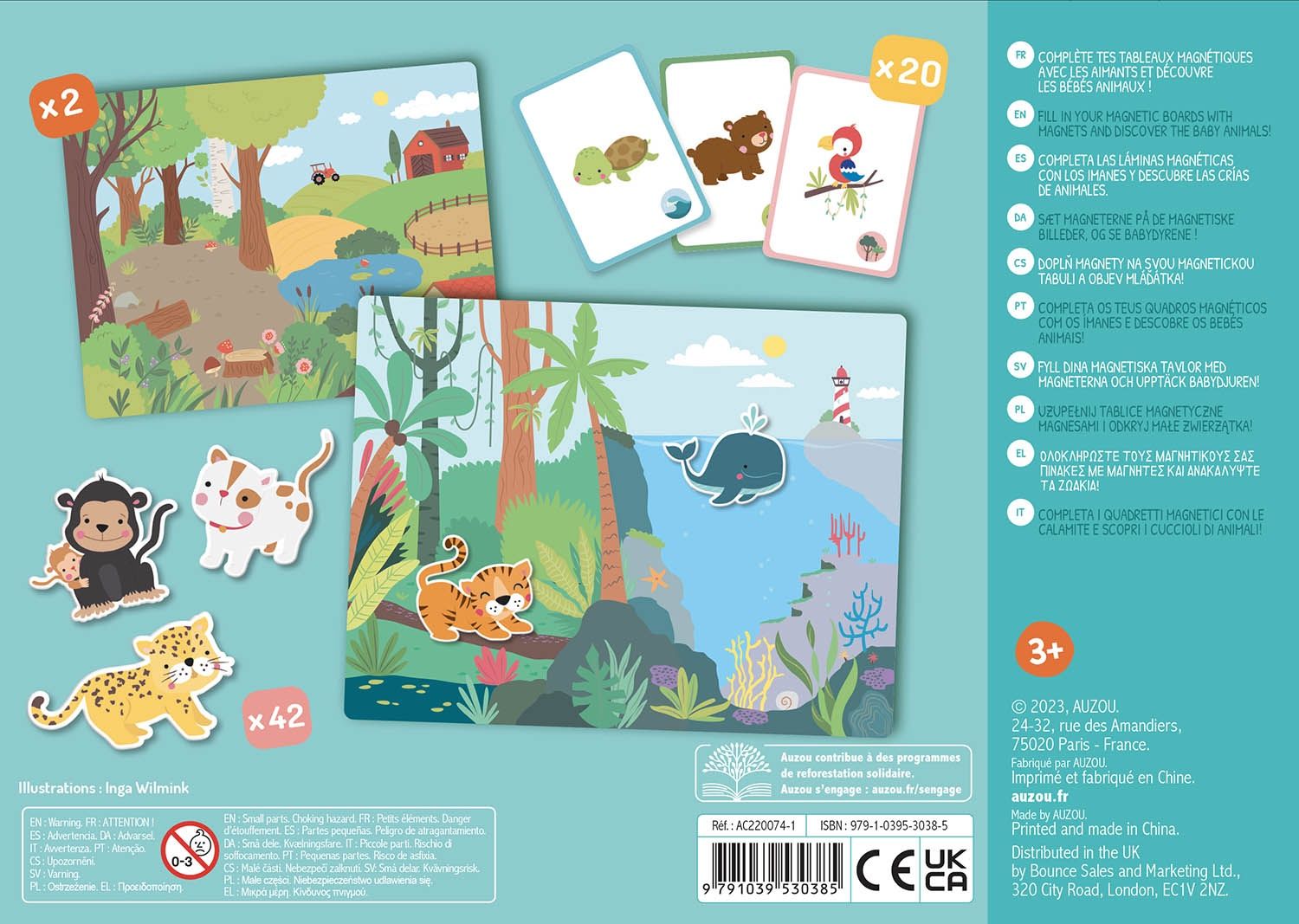 Les bébés animaux / mon petit coffret aimanté