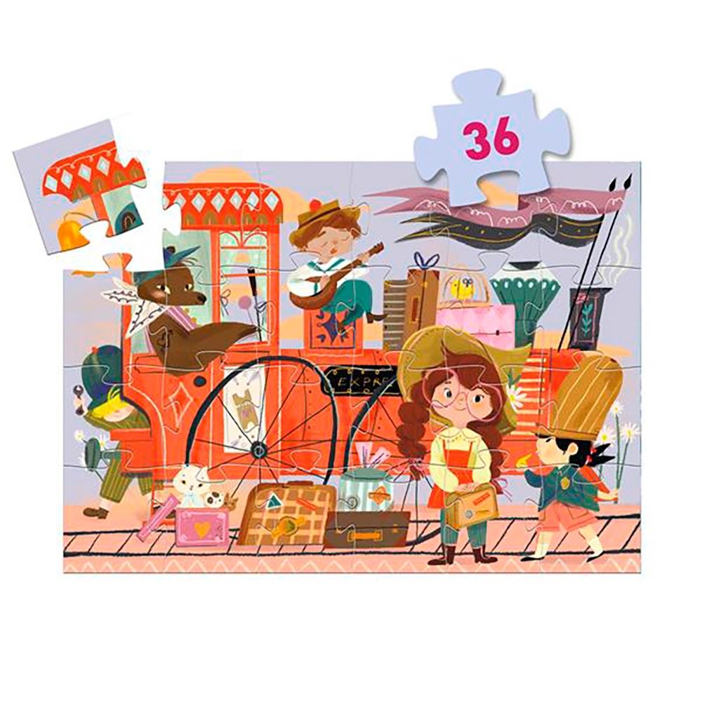 Puzzle silhouette / Le voyage de Mia (36mcx)