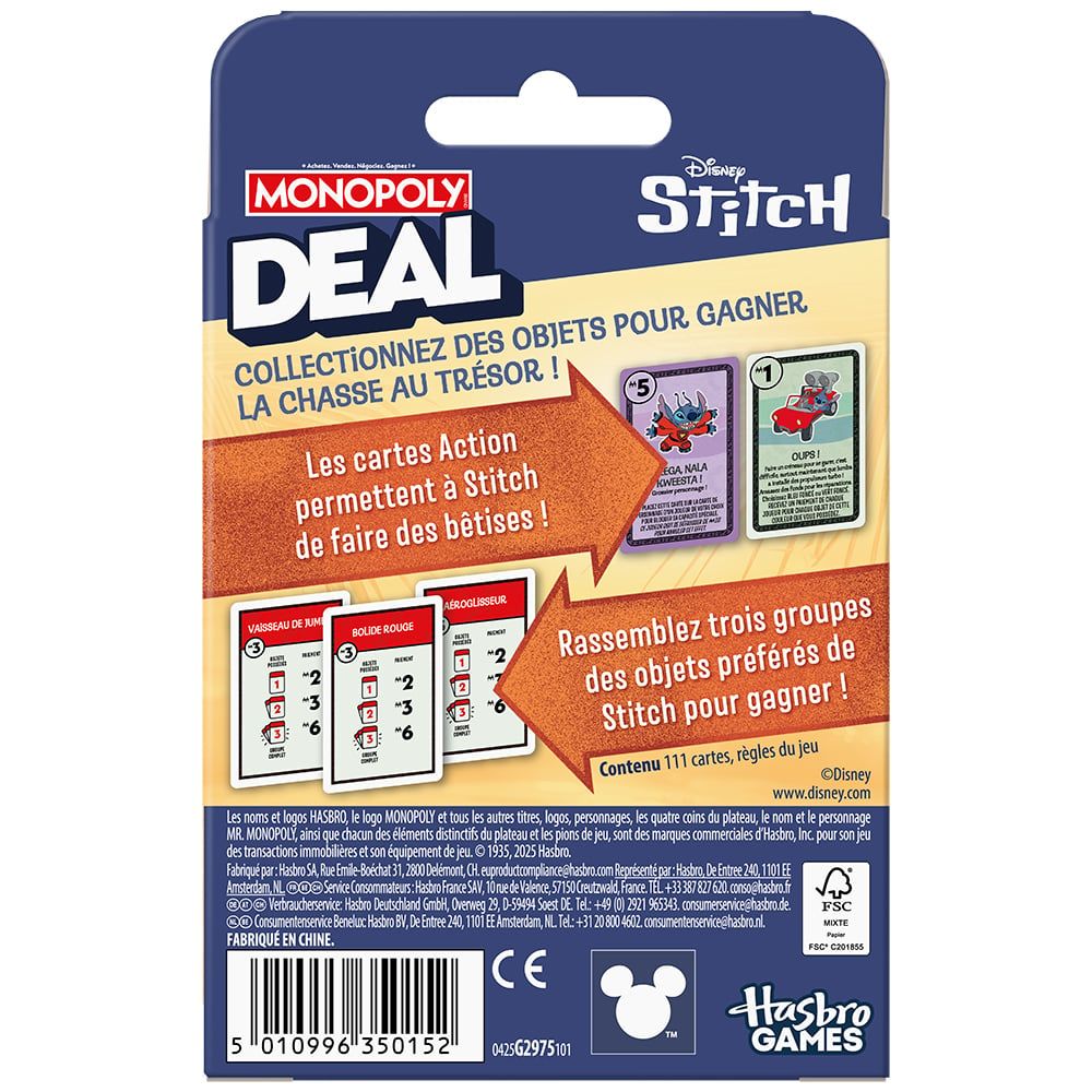 Monopoly Deal / Stitch