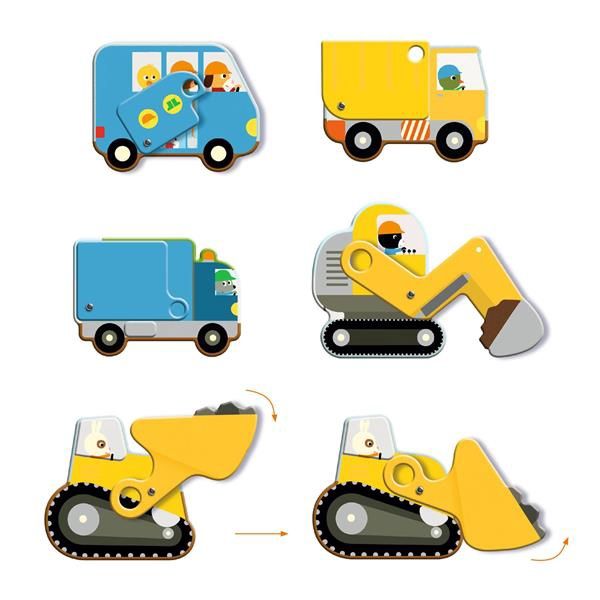 Puzzle Géant / Le chantier - 12pcs + 5pcs