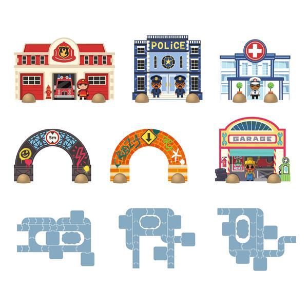 Crazy Motors / Puzzl'Up Ville-Géant (33 mcx)