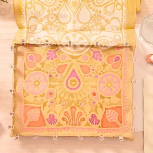 Atelier 11 : Peinture sur soie - Pétales