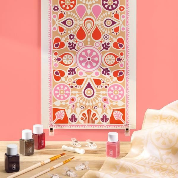 Atelier 11 : Peinture sur soie - Pétales