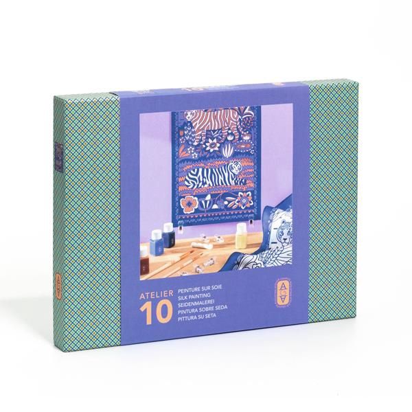 Atelier 10 : Peinture sur soie - Félins