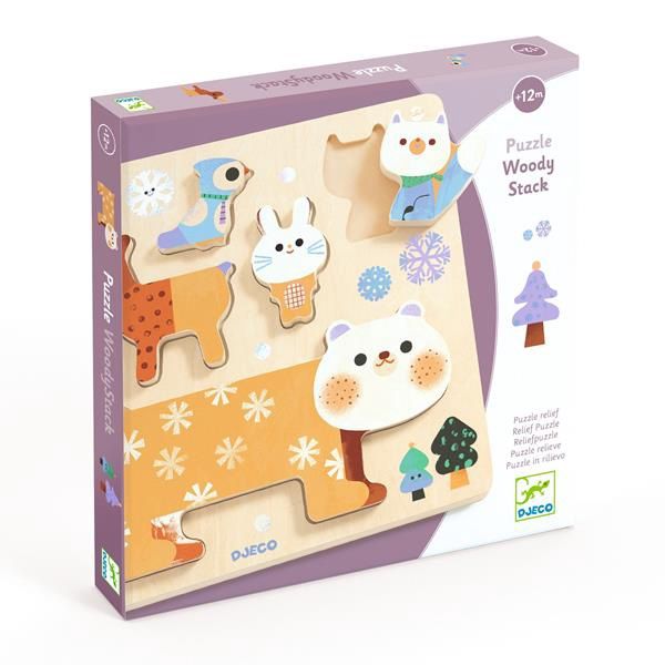 Puzzle bois / WoodyStack / 5 pcs