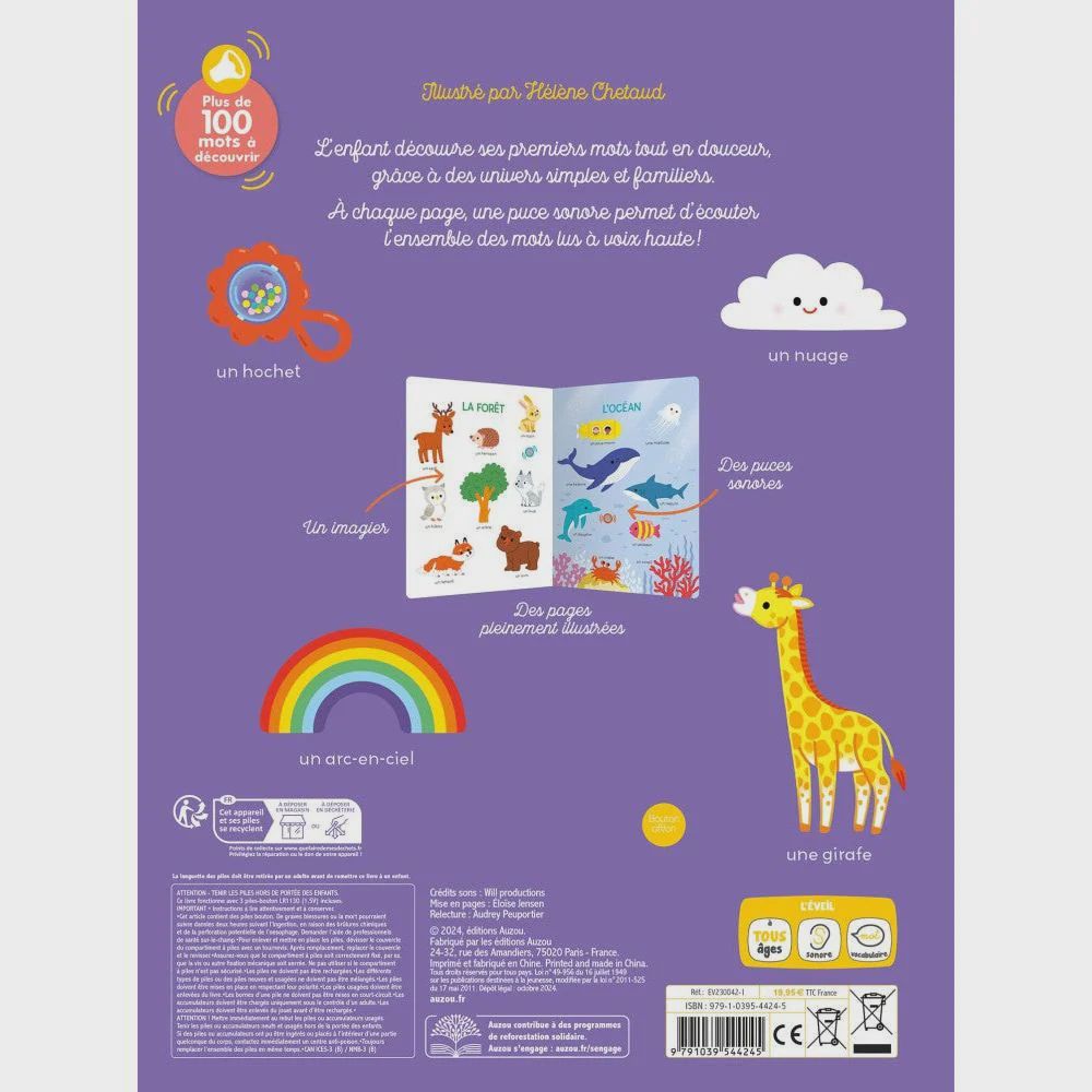 Livre Sonore / Mes 100 premiers mots à écouter