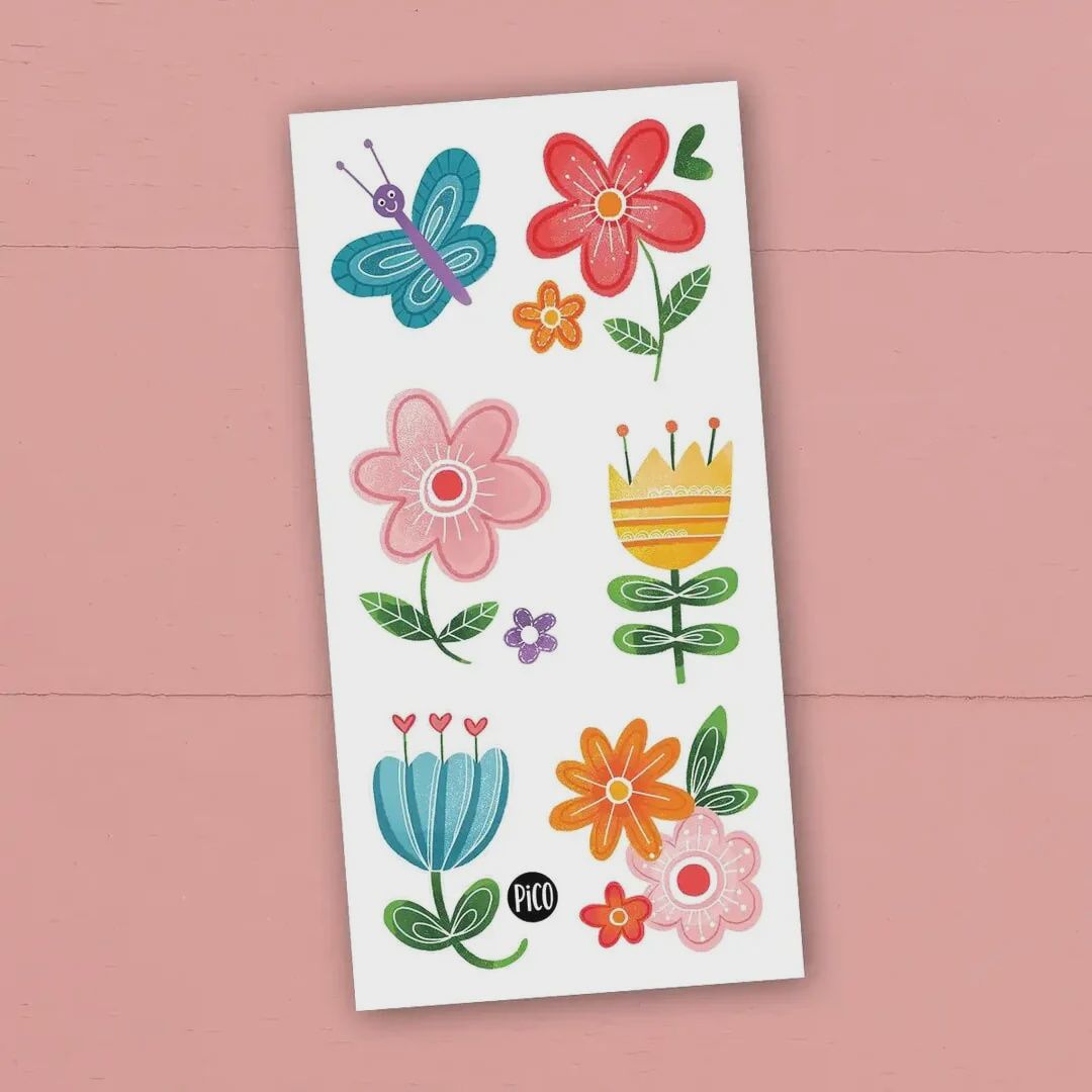Tatouages Temporaires - Les Jolies Fleurs