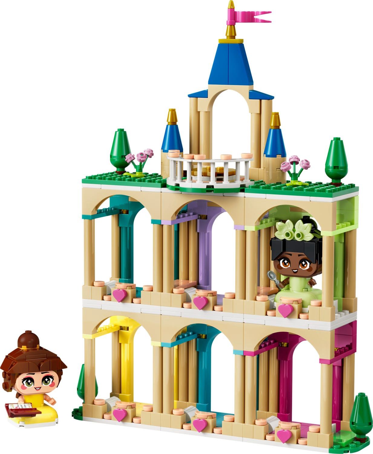 43291 / Disney - Belle et Tiana miniatures avec un château