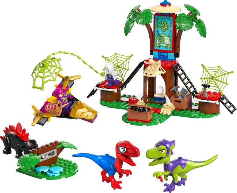 11200 / Le combat des raptors de Spidey et Gobby au QG dans l’arbre