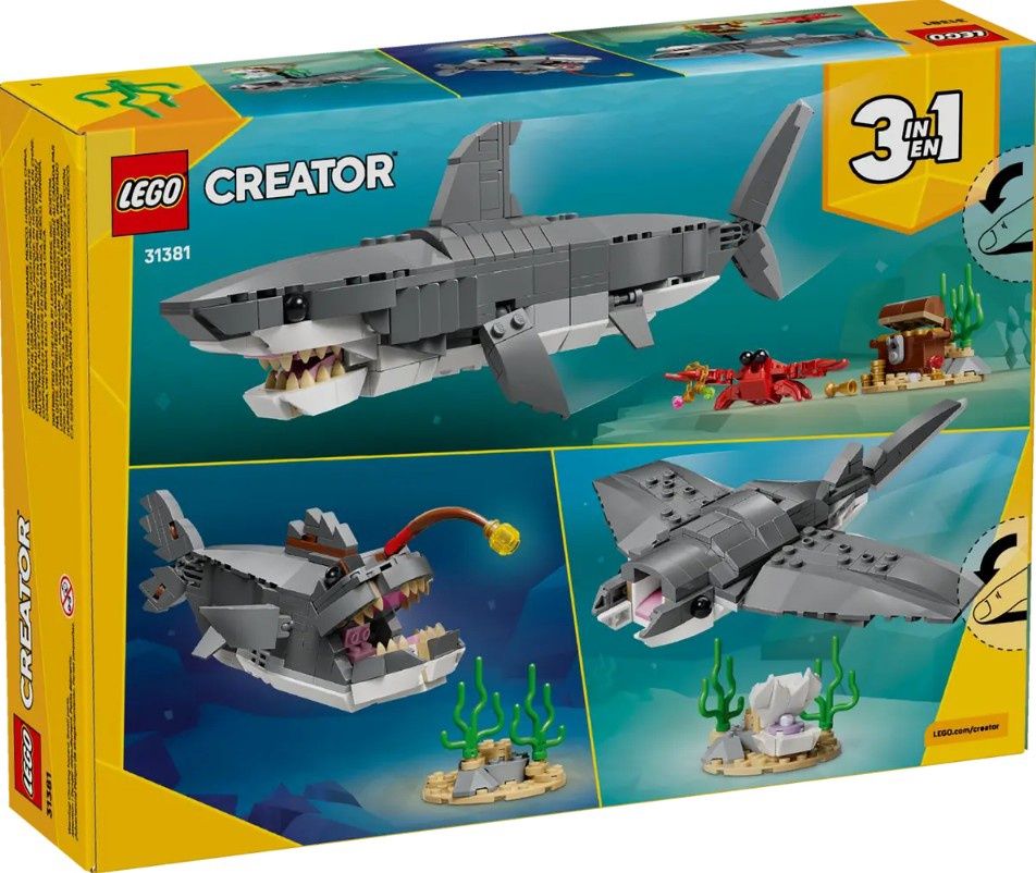 31381 / Creator - Le requin féroce et le coffre au trésor