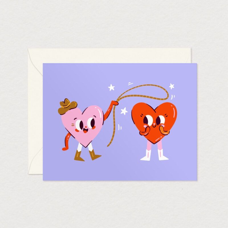 Carte de souhaits – Enlace-moi donc