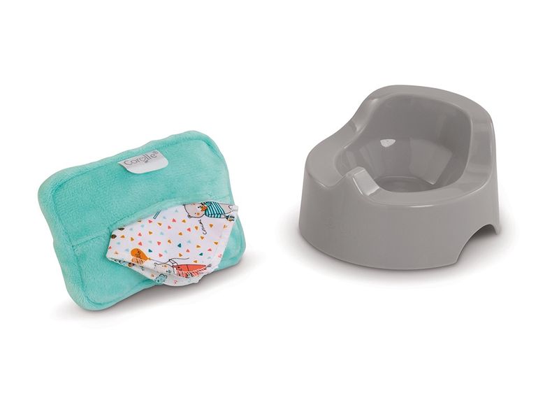 Accessoires 30-36 cm - Pot et lingette