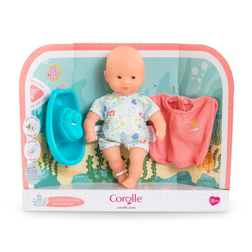 Mon Premier Poupon - Mini Bain - Coffret poupée 20 cm