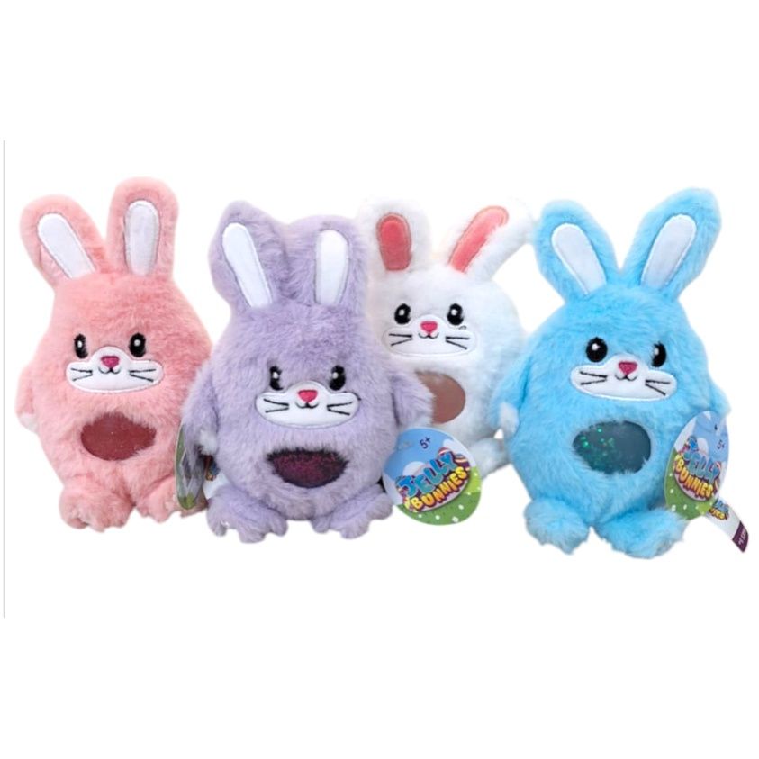 Peluche lapin avec balle antistress - Jellyroos rabbit