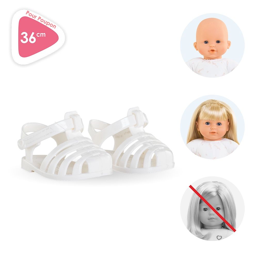 Chaussures 36 cm - Sandales blanches