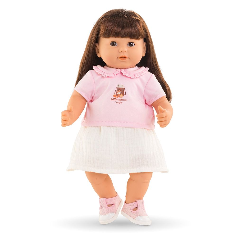 Vêtements 36 cm - Petit Explorateur - T-shirt &amp; jupe