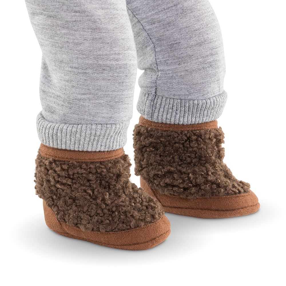 Chaussures 36 cm - Bottes mouton marron