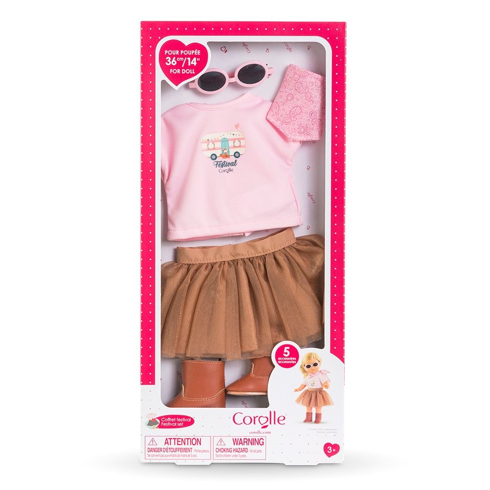 Ma Corolle Vêtements 36 cm - Coffret Festival &amp; accessoires