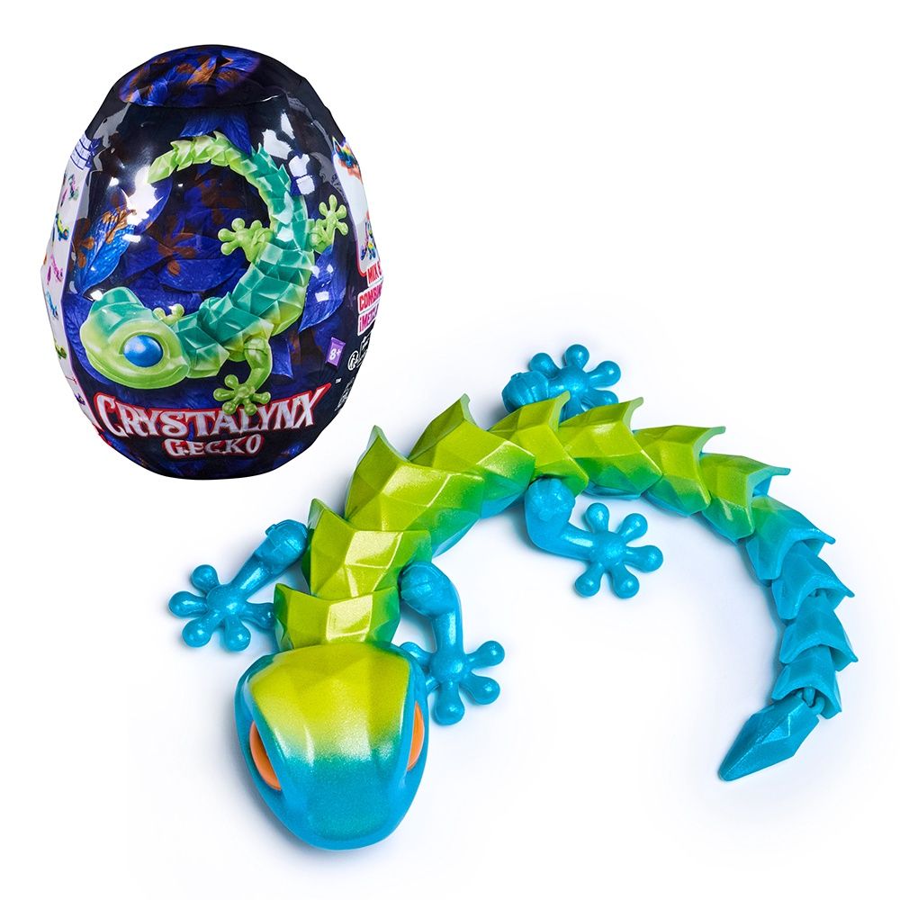 CrystaLynx - Figurine articulée gecko à collectionner de 24,5 cm, assortiment