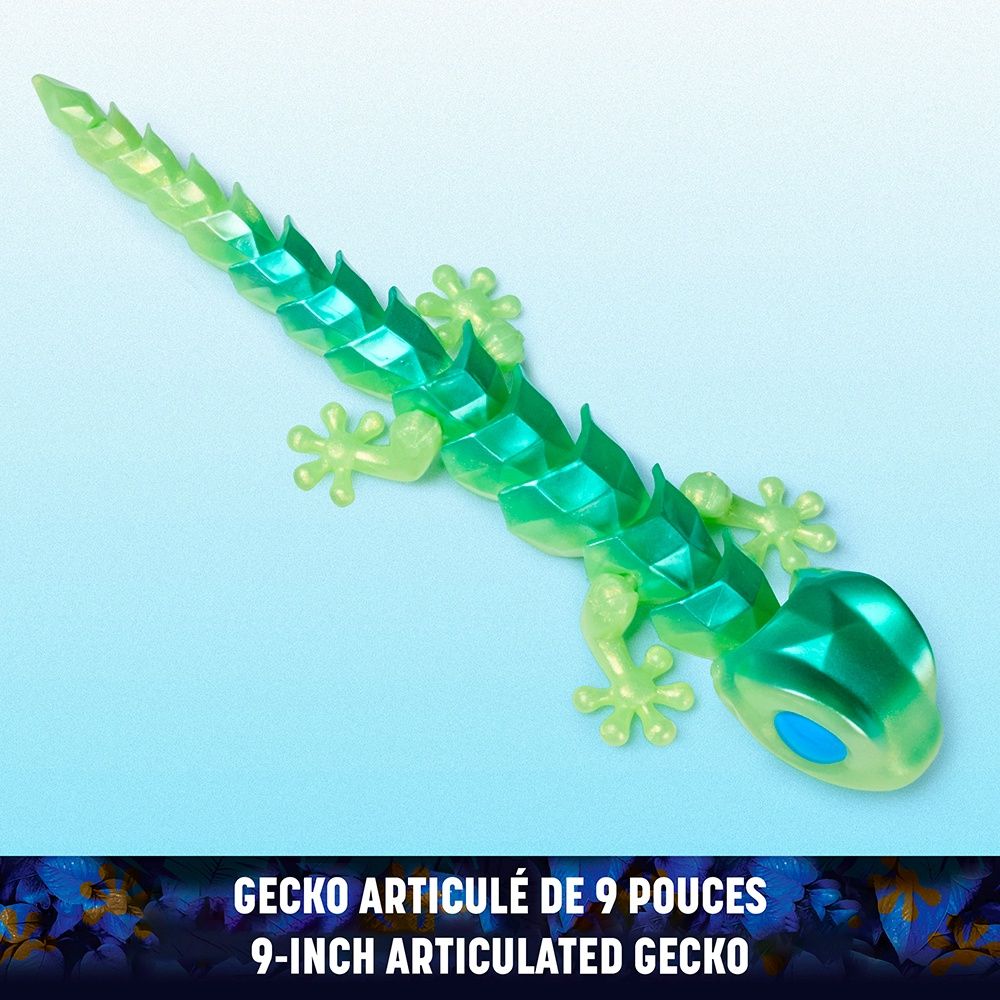 CrystaLynx - Figurine articulée gecko à collectionner de 24,5 cm, assortiment