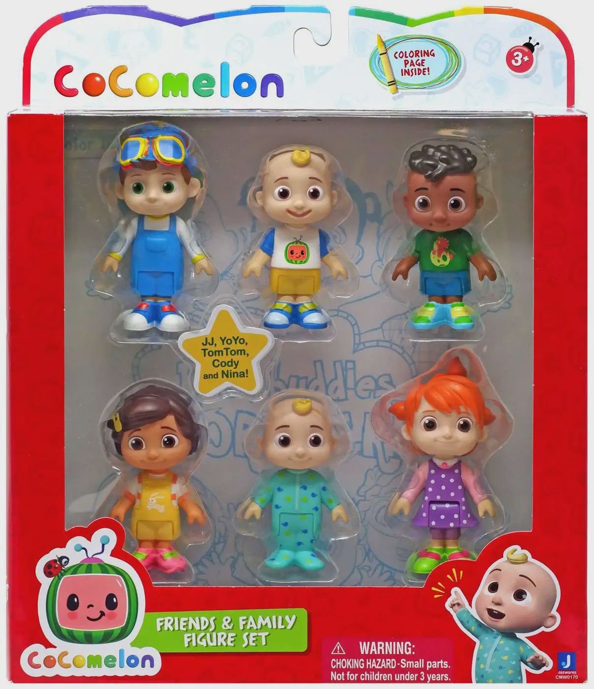 Cocomelon - 6 figure Pack Family &amp; Friends