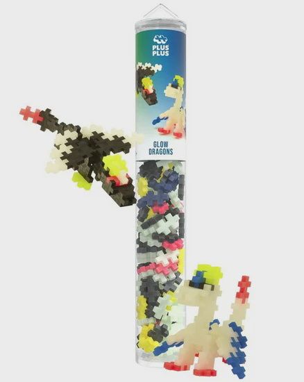 Tube dragons lumineux 100pcs