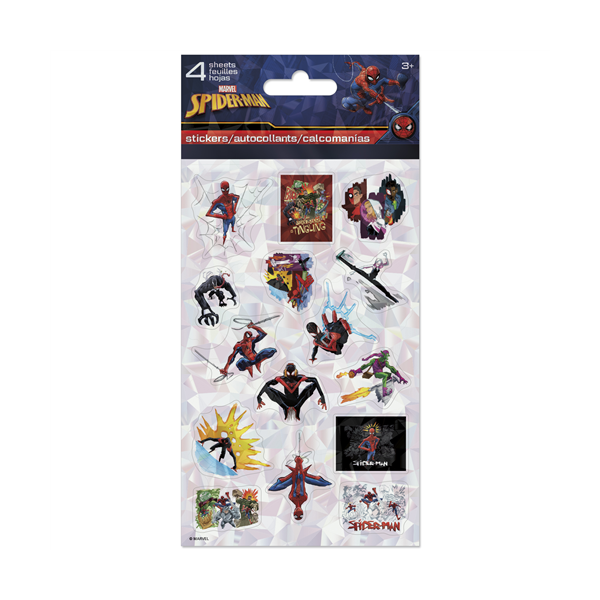 Autocollants (4 fls) / Spider-man encre