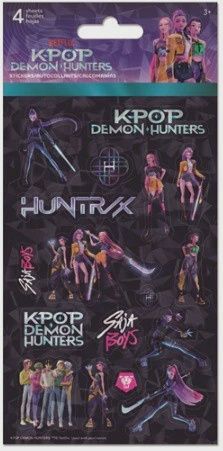 Autocollants (4 fls) / Netflix Kpop Demon Hunters