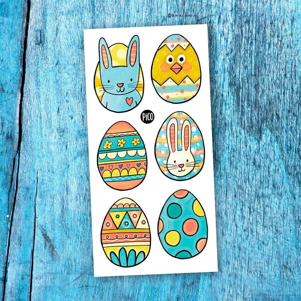 Tatouage Temporaire - Les cocos de Pâques