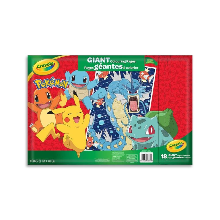 Giant Colouring Pages, Pokémon