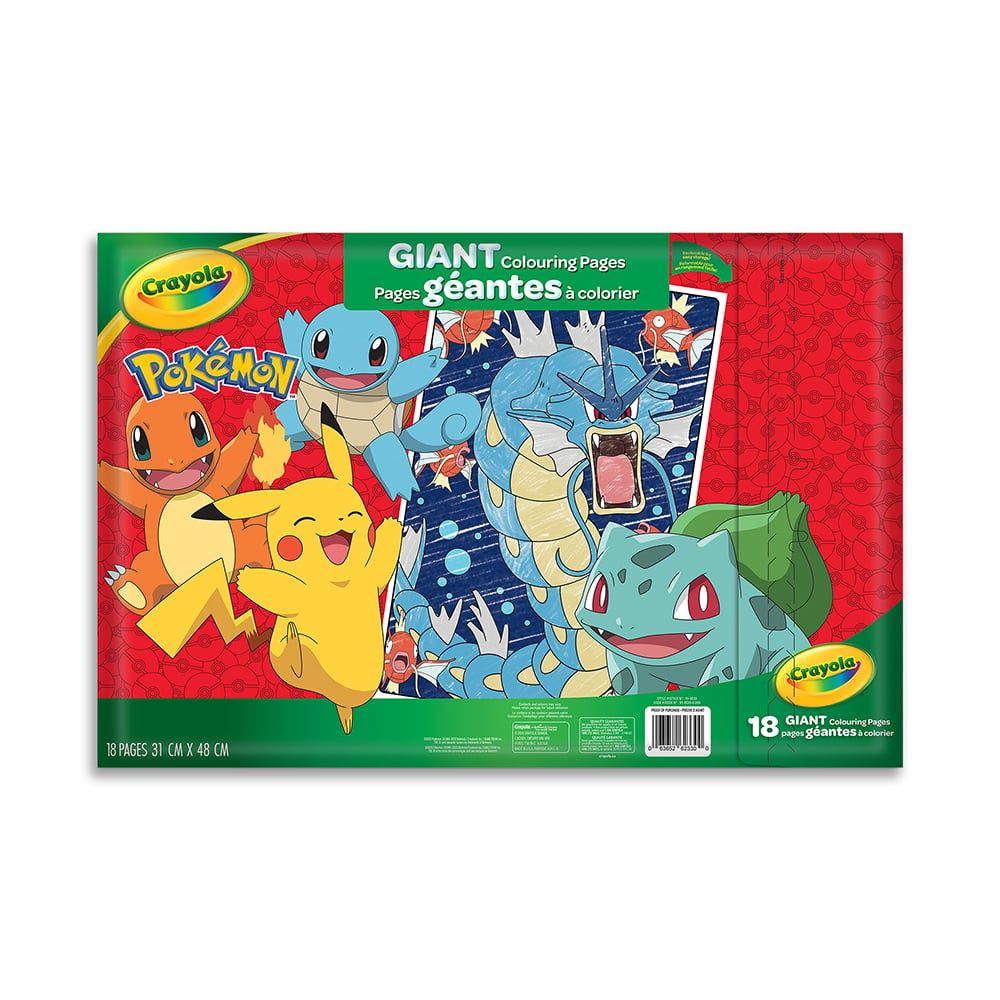Crayola / Pages géantes a colorier / Pokémon