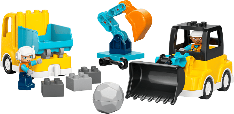 10475 / Duplo - Les véhicules de chantier 3 en 1