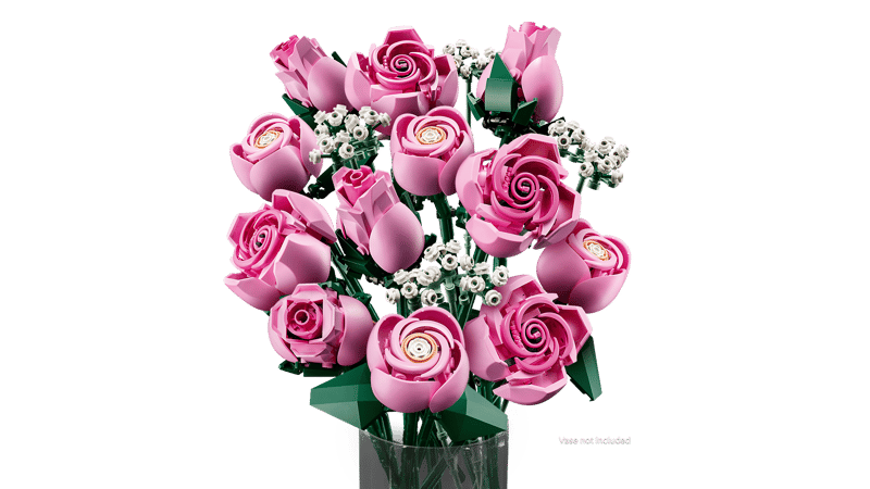 10374 / Le bouquet de roses roses