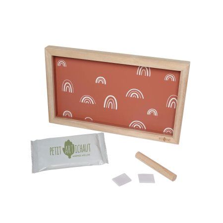 Cadre 2 empreintes arc-en-ciel