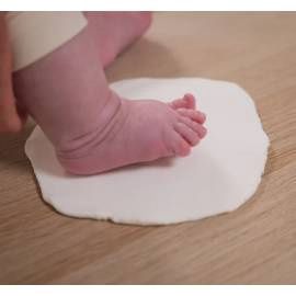 Cadre 2 empreintes arc-en-ciel