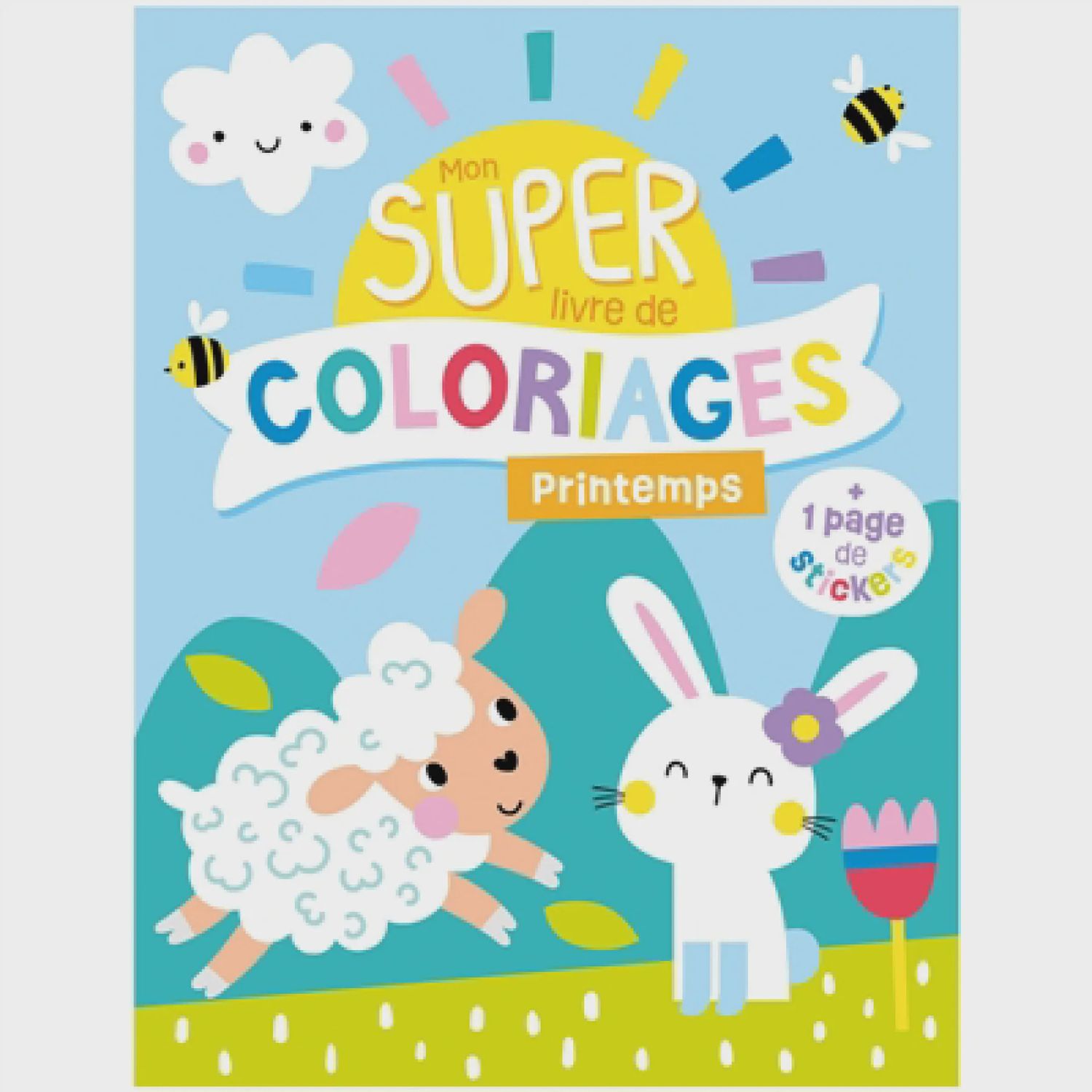 Mon super livre de coloriages Printemps