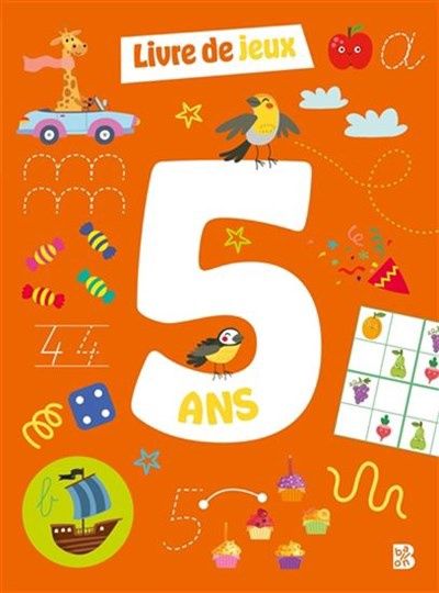 Livre de jeux 5 ans